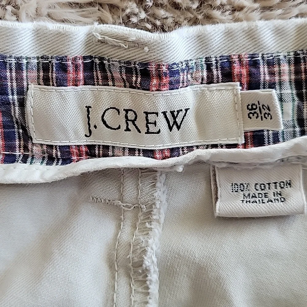 J. Crew Cream Colored Cotton Pants. 36x32